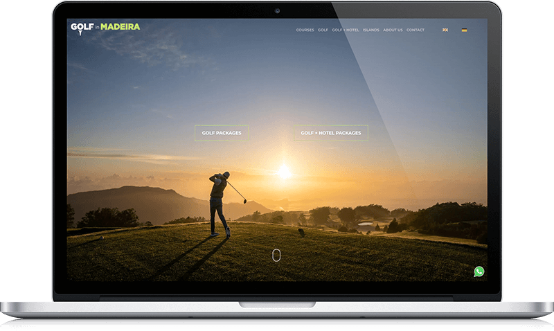 Web Design - Golf in Madeira