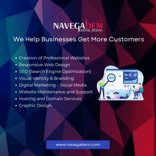 🚀 Everything you need for online success!
At  Navega Bem – Web Design**, we provide all-in-one solutions to help your business thrive online:

✅ Creation of Professional Websites
✅ Responsive Web Design
✅ SEO (Search Engine Optimization)
✅ Visual Identity & Branding
✅ Digital Marketing – Social Media
✅ Website Maintenance and Support
✅ Hosting and Domain Services
✅ Graphic Design

👉  Professionalism. Experience. Results.

► [http://www.navegabem.com](http://www.navegabem.com)
+Info: Link in the BIO

.#navegabem #marketing #socialmedia #responsive #joomla #portugal #webdesign #welovewebdesign #navegabemwebdesign #mobilefriendly #digitalagency #responsivedesign #webdesignfunchal #designwebmadeira #sitesresponsivosmadeira #experienciadousuariomadeira #agenciawiebmadeira #criacaodesitesmadeira #desenvolvimentowebmadeira #marketingdigitalmadeira #negociosonlinemadeira #empreendedorismofunchal