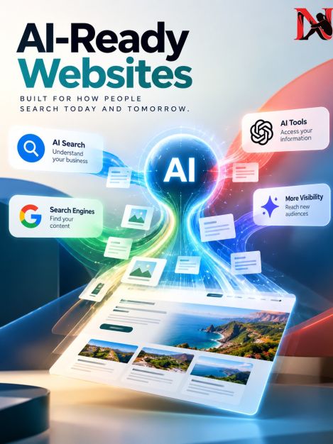 AI is changing the way people search, discover and interact with businesses online.

An AI-ready website is built with clear content, a well-organised structure and strong technical foundations, making it easier for search engines and AI-powered tools to understand your business, services and information.

It’s not about adding AI to your website, it’s about preparing your digital presence for the future of online search.

SEO helps you get found. AI-ready helps you get understood.

#navegabem #aiready #webdesign #seo #digitalpresence