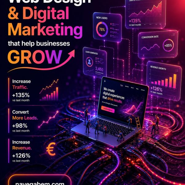 Your business doesn’t need just visibility — it needs growth 🚀

We create powerful Web Design & Digital Marketing strategies that turn traffic into leads and leads into revenue.

More traffic.
More conversions.
More results.

👉 navegabem.com

#webdesign #digitalmarketing #seo #leadgeneration #businessgrowth