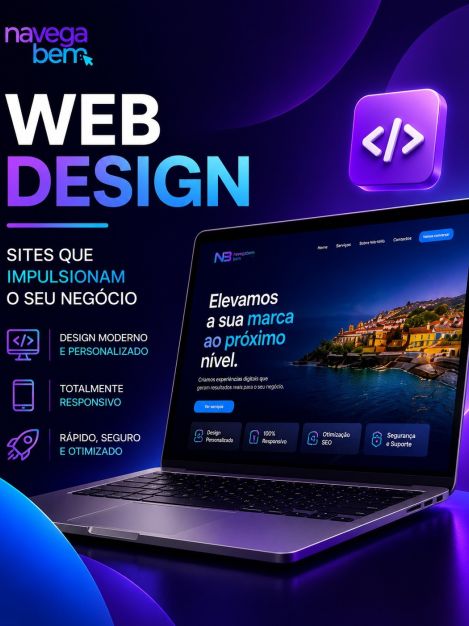 O seu website é muitas vezes o primeiro contacto que um cliente tem com a sua empresa.

Um design moderno, rápido e otimizado transmite confiança, melhora a experiência do utilizador e ajuda a transformar visitantes em clientes.

Na NavegaBem criamos websites que representam verdadeiramente o seu negócio e trabalham por si 24 horas por dia.

👉 navegabem.com

#webdesign #websites #designresponsivo #marketingdigital #seo