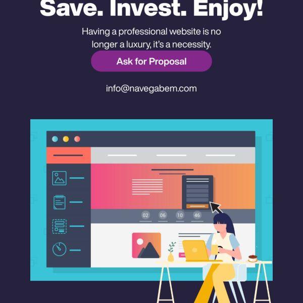 Ter um website profissional já não é um luxo, é uma necessidade.
 É o espaço onde a sua marca ganha credibilidade, comunica com os clientes e está disponível 24/7.
 Um bom website atrai, informa e converte — trabalhando para o seu negócio mesmo quando está offline.

Having a professional website is no longer a luxury, it’s a necessity.
 It’s where your brand builds credibility, connects with clients and stays available 24/7.
 A well-designed website attracts, informs and converts — working for your business even when you’re offline.
► http://www.navegabem.com
 +Info: Link in the BIO
.
 #navegabem #webdesign #designwebmadeira #criacaodesites #uxdesign #presencadigital #identidadevisual #joomla #siteprofissional #empreendedorismofunchal #negociosonline #agenciadigital #marketingdigital #portfoliowebdesign