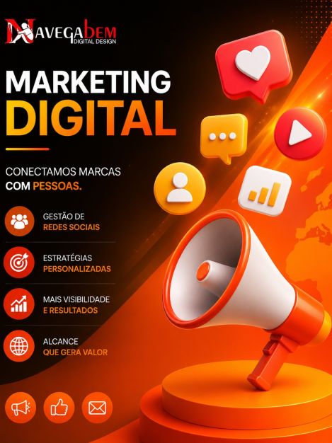 Ter presença online já não chega.

É preciso atrair pessoas, gerar confiança e transformar visitas em oportunidades de negócio.

Na NavegaBem desenvolvemos estratégias digitais que ajudam empresas a crescer de forma consistente.

👉 navegabem.com

#marketingdigital #seo #webdesign #negocios #empresas
