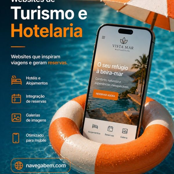 No turismo, a primeira impressão acontece online 🌍
Criamos websites para hotéis e empresas de turismo que não só impressionam… mas convertem em reservas.

Projetados para:
 Hotéis, alojamentos de charme, guest houses e animação turística

Com funcionalidades essenciais:
Reservas integradas, galerias apelativas e otimização mobile para uma experiência simples e eficaz.

👉 navegabem.com
#webdesign #turismo #hotelaria #reservasonline #marketingdigital