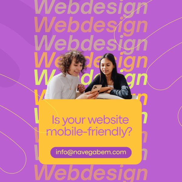 O seu website já é mobile? 📱
 Hoje, a maior parte das pessoas acede à internet através do telemóvel. Um site responsivo garante que todos os clientes têm uma experiência perfeita, em qualquer dispositivo, aumentando visitas e oportunidades de negócio.

Is your website mobile-friendly? 📱
 Today, most people access the internet via their smartphones. A responsive site ensures every visitor has a seamless experience on any device, increasing visits and business opportunities.
► http://www.navegabem.com
 +Info: Link in the BIO
.
 #navegabem #webdesign #mobilefriendly #responsivedesign #presencadigital