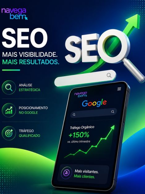 A sua empresa aparece quando os clientes pesquisam no Google?

Estar online já não é suficiente. É preciso ser encontrado.

Com uma estratégia de SEO (Search Engine Optimization), o seu website ganha mais visibilidade, atrai visitantes qualificados e aumenta as oportunidades de gerar novos clientes de forma orgânica.

Na Navega Bem, desenvolvemos websites preparados para crescer nos motores de pesquisa desde o primeiro dia.

📈 Mais visibilidade.
🎯 Mais tráfego qualificado.
🚀 Mais oportunidades de negócio.

👉 www.navegabem.com

#seo #webdesign #marketingdigital #google #navegabem