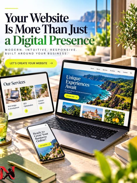 Your Website Is More Than Just a Digital Presence

A professional website should represent your business, communicate your services clearly and provide a seamless experience on every device.

At Navega Bem, we create modern, intuitive and responsive websites designed around your brand and your goals. From structure and design to content, SEO and technical optimisation, every detail matters.

Because a great website shouldn’t just look good, it should help your business be found, build trust and grow online.

#navegabem #webdesign #webdevelopment #responsivedesign #digitalpresence