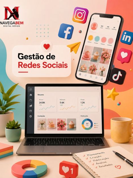 🇵🇹 A sua marca merece estar presente nas redes sociais de forma profissional, consistente e estratégica.
Na Navega Bem, ajudamos empresas a transformar as redes sociais numa verdadeira ferramenta de comunicação e crescimento. Criamos conteúdos apelativos, planeamos publicações e trabalhamos a presença digital da sua marca para aproximá-la do público certo.

Da criatividade à publicação, cada detalhe é pensado para comunicar melhor e fortalecer a sua presença online.

🇬🇧 Your brand deserves a professional, consistent and strategic presence on social media.
At Navega Bem, we help businesses turn social media into a powerful communication and growth tool. We create engaging content, plan publications and develop your digital presence to connect your brand with the right audience.
From creativity to publishing, every detail is designed to help your brand communicate better and strengthen its online presence.

👉 navegabem.com

#navegabem #redessociais #socialmedia #marketingdigital #gestaoderedessociais