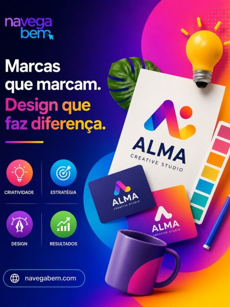 Cada marca tem uma história.

O nosso trabalho é transformá-la numa identidade visual forte, moderna e memorável.

Aliamos criatividade, estratégia e design para criar soluções que fazem a diferença e ajudam o seu negócio a destacar-se.

👉 navegabem.com

#criatividade #branding #designgrafico #marketing #empresas